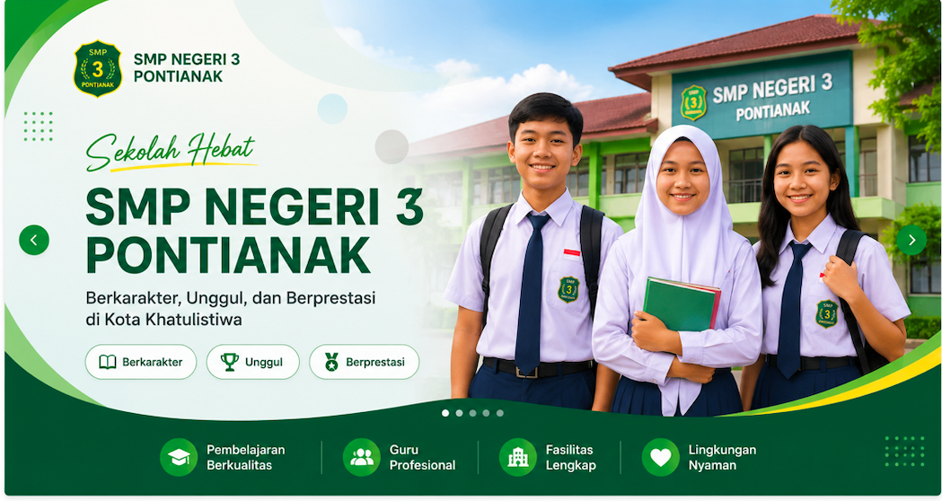 Banner SMP Negeri 3 Pontianak